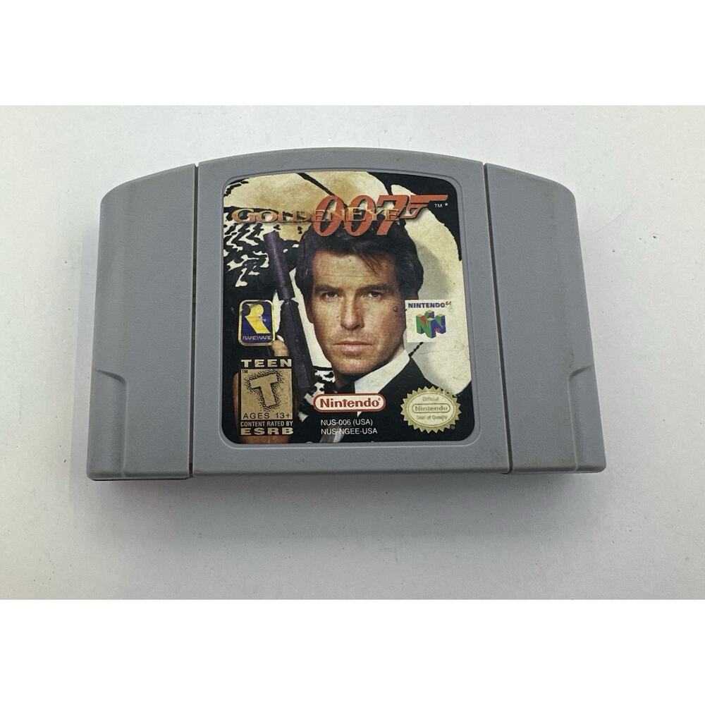 GoldenEye 007 Nintendo 64 N64 TESTED Authentic Game Vintage Gaming